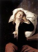 David Ryckaert Man Sleeping oil